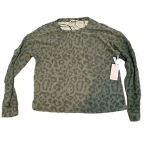 Candies animal print leopard sweatshirt